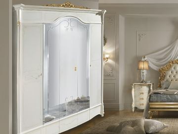 ROSSINI - Mirrored wooden wardrobe by CASA +39 - view 2